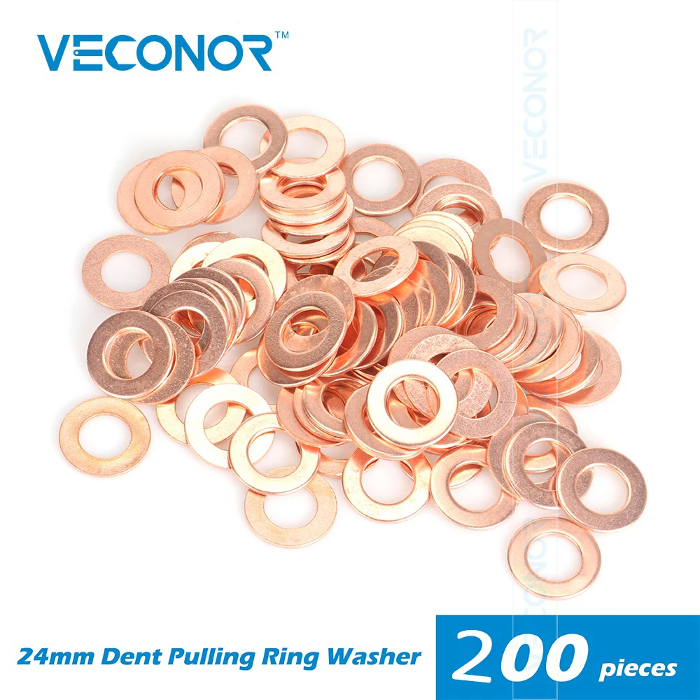 

100pcs pack dent pulling rings for spot welder panel pulling ring washer spot welding machine consumables 24mm dia.