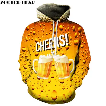 

Beer Revenge Youth Men Sweatshirts Brand 3D print Hoodies Fashion Drop Shop Pullover Casual Sleeve Streetwears ZOOTOPBEAR