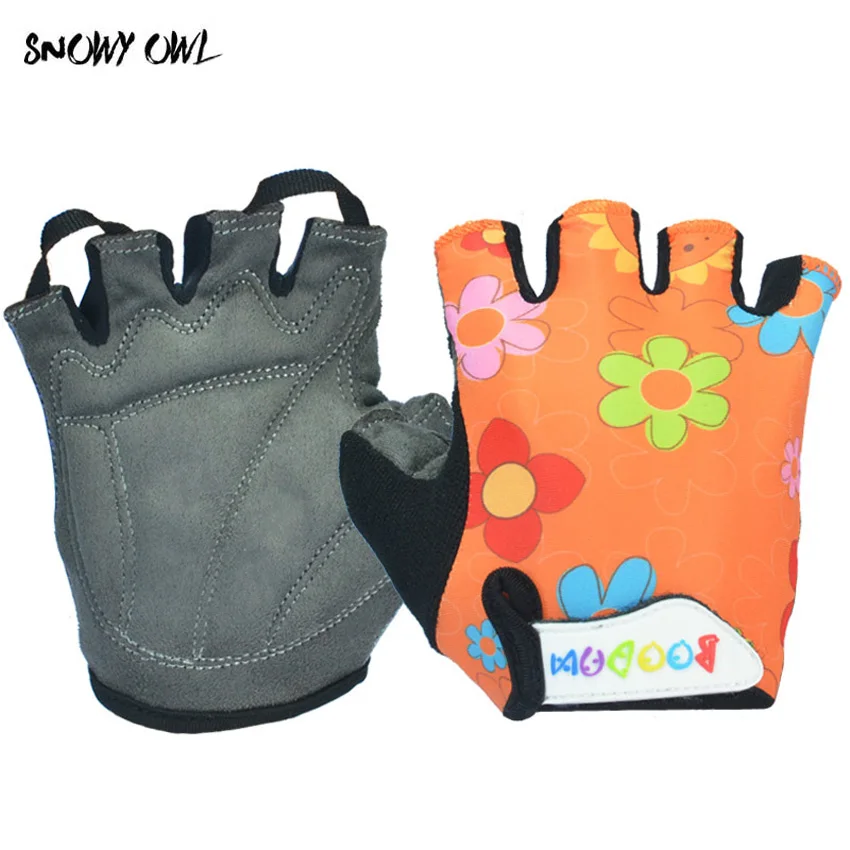 

New Children Gloves Half Finger Kids Cycling Biking Riding Running Gloves Boy's Girl's Outdoor Sports Mittens h23