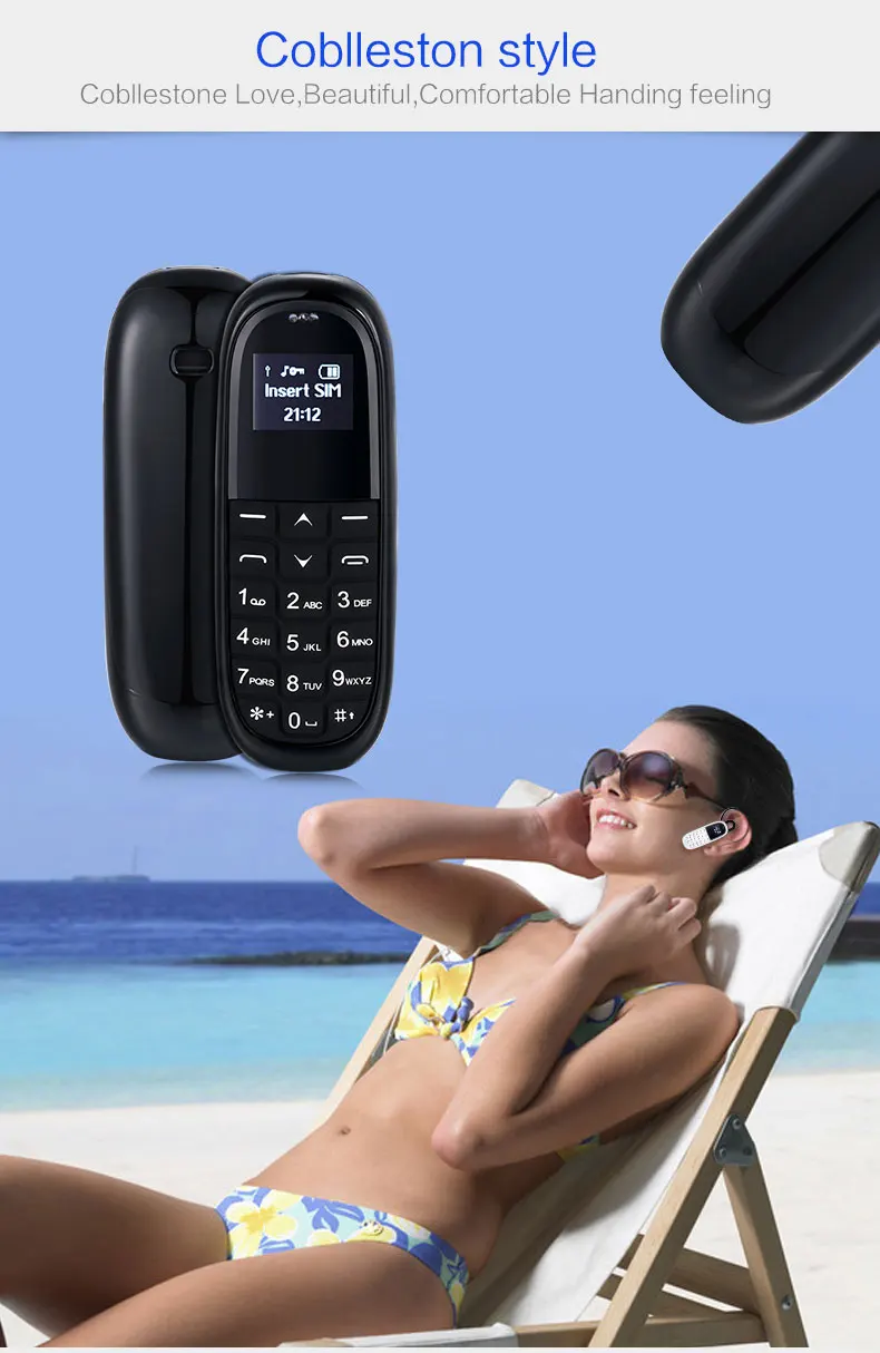 Подарок! AEKU KK1 bluetooth мини мобильный телефон bluetooth Dialer 0,66 ''волшебный голосовой сменный мобильный телефон PK GT Gtstar BM50 BM70