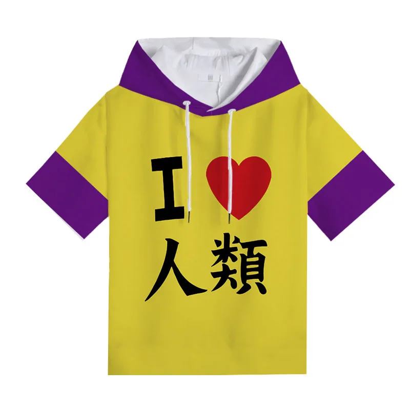 Cosroad No Game No Life Sora Cosplay T Shirts Costumes Men Women Short Sleeve Hoodie Summer Tees (3)