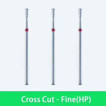 

6016014 Dental Lab Tungsten Carbide Burs - Cross Cut Fine - ISO standard