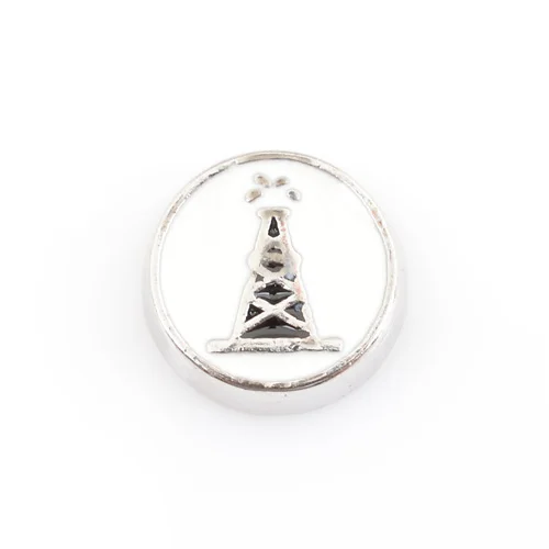 

Oil Derrick, Floating charm fit floating charm lockets, FC0312,10PCS/LOT
