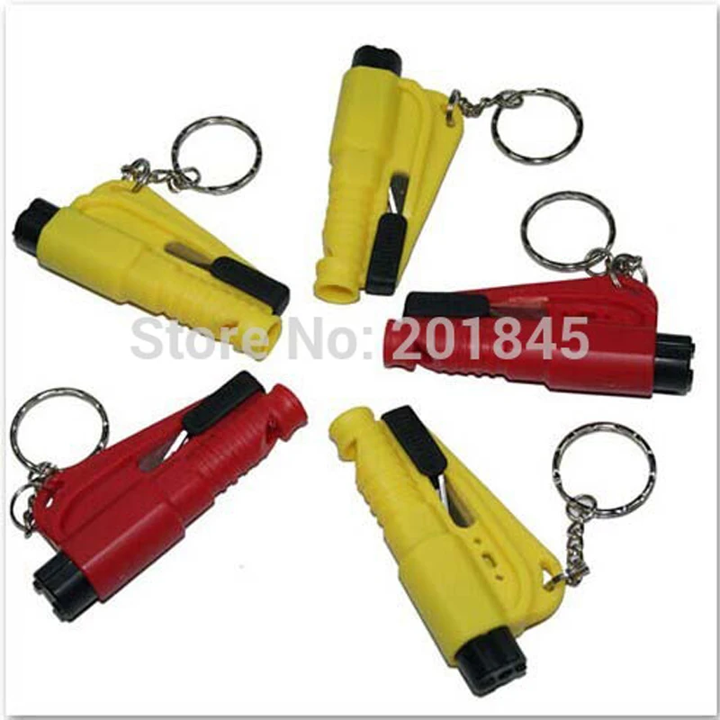 1Pcs Multifunction 3 In 1 Car Kit Whistle With Life safety/Life Hammer Using On Seat Belt Emergency Save Tool