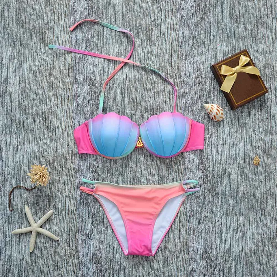 mermaid bikini top