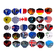 90 шт./30 комплектов Профессиональный спорт на открытом воздухе мягкий наконечник оперение дротиков для игры в дартс дизайн Дартс Ассорти хвост крыло доска игры дартс