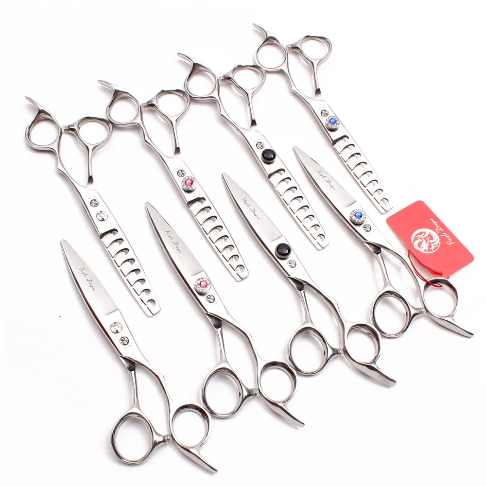 

50Pcs 6" 17cm Purple Dragon JP 440C Wholesale Haircut Scissors Cutting Shears Thinning Scissors Professional Hair Scissors Z9022