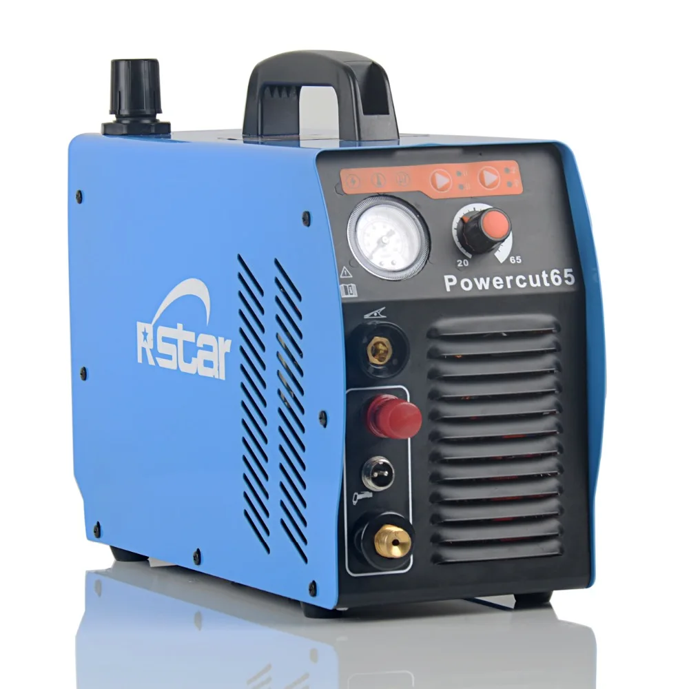 US $750.00 Rstar Digtal Igbt Inverter PFC Tech Powermax65 Plasma Cutter Welding Machine Cutting Thickness 20mm