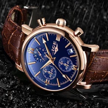 LIGE Новые повседневные кожаные водонепроницаемые кварцевые наручные часы для мужчин часы Топ Бренд роскошные золотые часы мужские Relogio Masculino