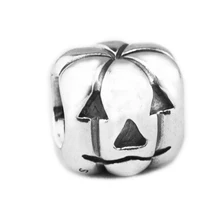 CKK бусины из стерлингового серебра 925 Хэллоуин Тыква Подвески бусины для изготовления ювелирных изделий Fit Pandora Браслеты DIY kralen