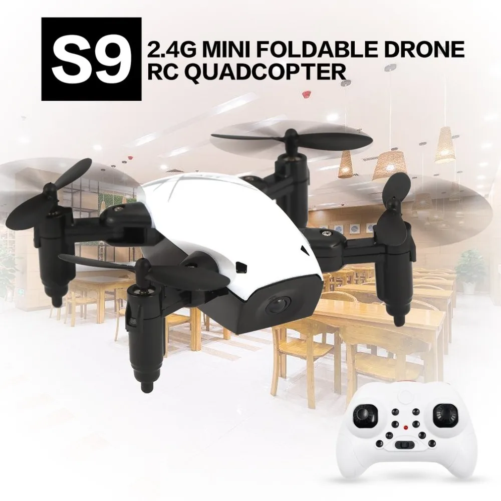 S9 S9W Foldable RC Mini Drone Pocket Drone Micro Drone RC Helicopter With WIFI FPV 0.3MP Camera 360 Degree Flip Drone S9 S9W Foldable RC Mini Drone Pocket Drone Micro Drone RC Helicopter With WIFI FPV 0.3MP Camera 360 Degree Flip Drone