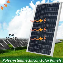 LEORY 75w 18v Solar Panel Polycrystalline Silicon Solar Power System Supply With Glass Bearing Plate Suitable For Car Battery