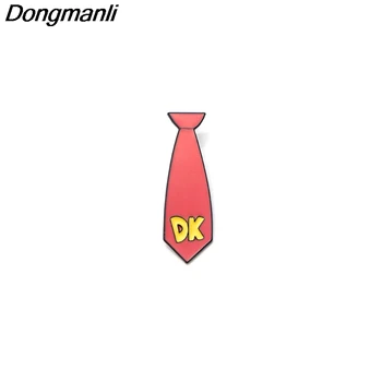 

P2713 Dongmanli wholesale 20pcs/lot Donkey tie Enamel Pins and Brooches for Women Men Lapel pin backpack badge