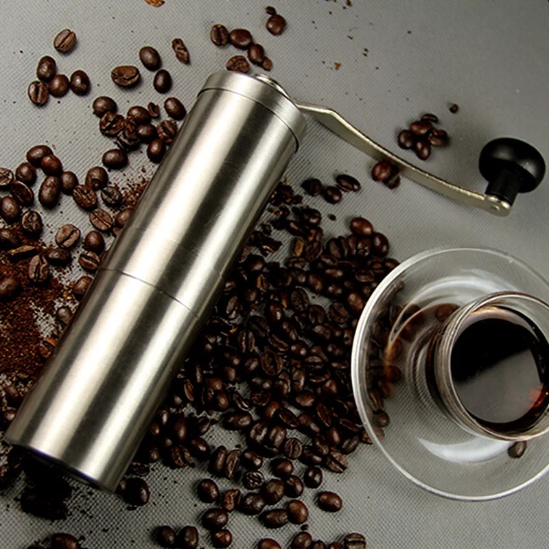 Hot Sale Stainless Steel Manual Coffee Grinder Precision Brewing Conical Burr Grinder Perfect