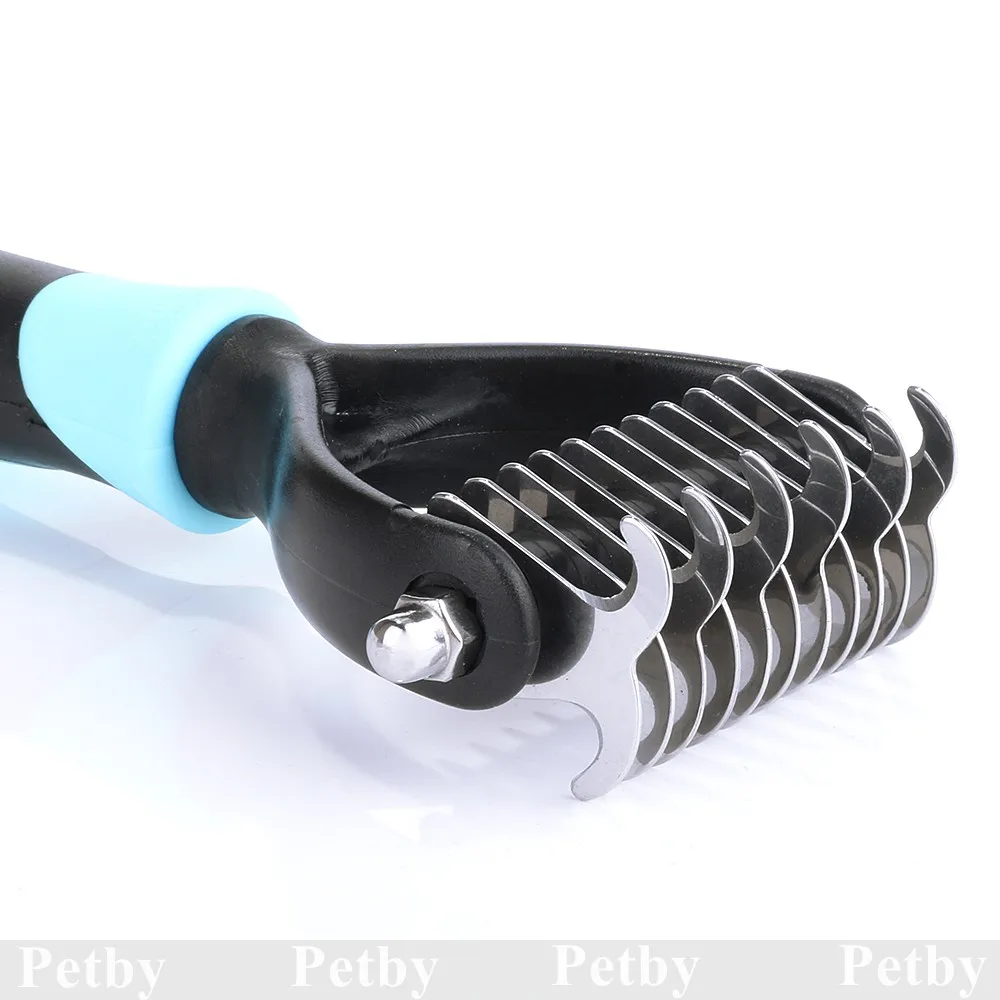 Dog Pet Dematting Grooming Deshedding Trimmer Tool Hair Thinning