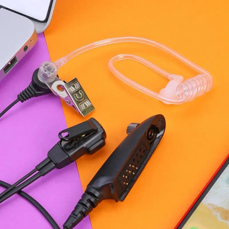 Телескопическая Акустическая трубка PTT MIC гарнитура для Motorola GP380 GP340 GP328 шейный