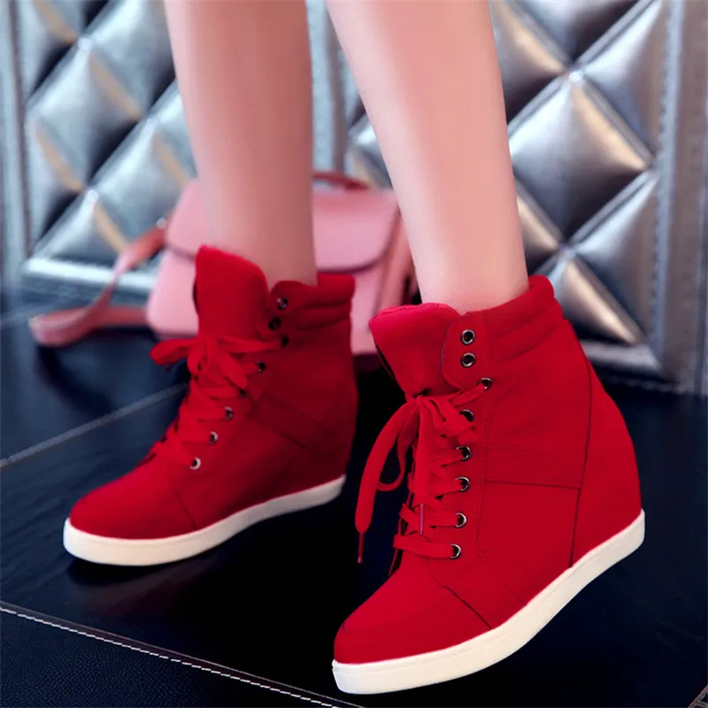 women's high top casual sneakers