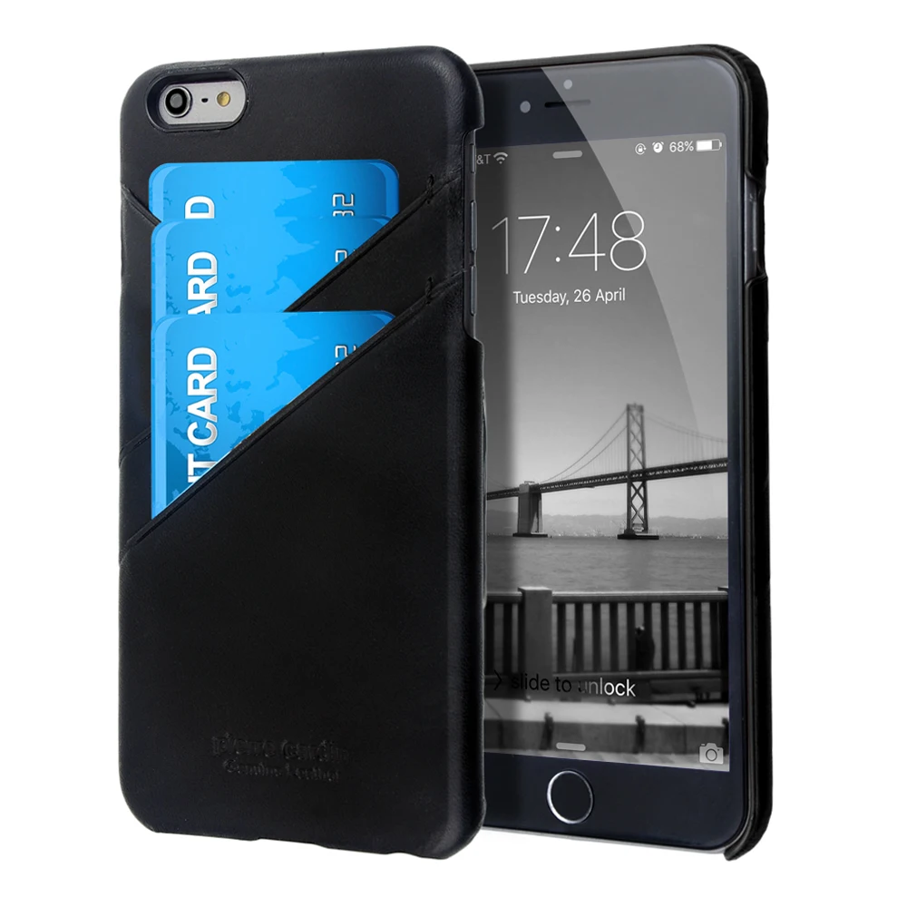 bilder für Luxus Pierre Cardin Für iPhone 6 Fall Retro Echtes Leder Zurück abdeckung Für iPhone 6/6 S 6 S Plus Cases 5,5 Mit Kartensteckplatz fällen bilder für Luxus Pierre Cardin Für iPhone 6 Fall Retro Echtes Leder Zurück abdeckung Für iPhone 6/6 S 6 S Plus Cases 5,5 Mit Kartensteckplatz fällen