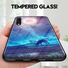 Tempered Glass Hard Back Phone Case For Huawei P20 Pro P20 Lite Full Shockproof Cover For Huawei P20 TPU Soft Edge Cases Shell