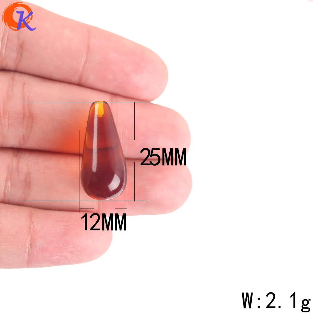 Сердечный дизайн 12*25 мм 100 шт полимерные бусины/Аксессуары для ювелирных изделий/детали для сережек/форма капли/Сделай сам/ручная работа/фурнитура для сережек