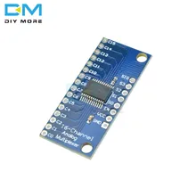 16CH Аналоговый Цифровой MUX коммутационная плата CD74HC4067 точный модуль для Arduino 16-канальный ttl-уровень 2 V-6 V для IEC SPI 16 датчиков