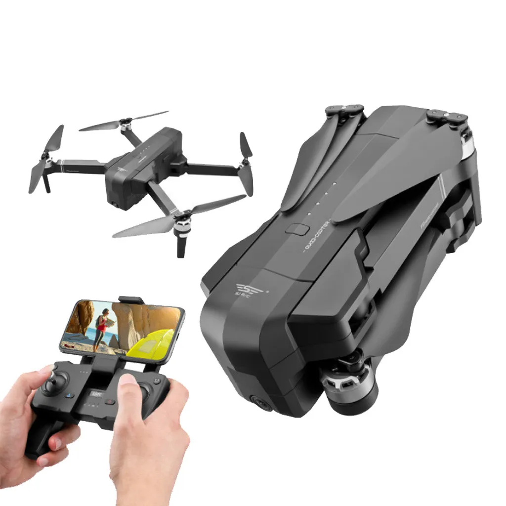 

RC Airplanes SJRC F11 GPS 5G WiFi FPV 1080P HD Camera Foldable Brushless RC Drone Quadcopter + Backpack A703
