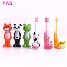 Мультяшная детская зубная щетка, детская мягкая щетина, телескопическая зубная щетка для чистки рта# Y207E# Горячая Распродажа