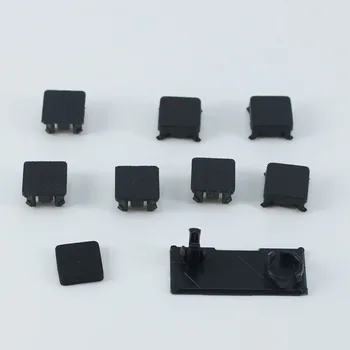 

JCD [New Arrival] Black Color Screw Feet Cover Set for PS3 Slim 2000 3000 Console 9 PCS Rubber Feet Rubber Boot Cover