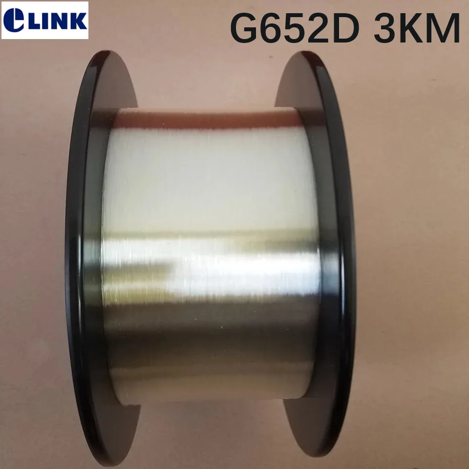 Оптоволоконный кабель G652D одиночный SM 9/125um 3000m/катушка без коннектора Для OTDR