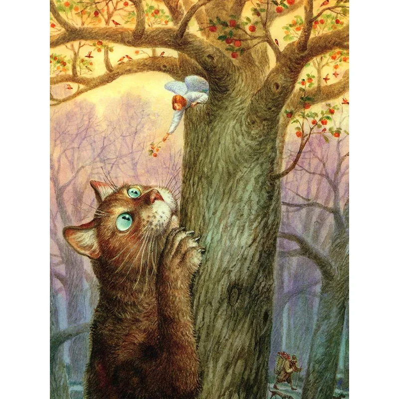 

Frameless Cats Pictures Digital Oil Painting Decorative Pictures Hand Painted Canvas Painting By Numbers Wall Decor Pictures