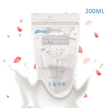 

30 PCS Mother Baby Supplies Breast Milk Storage Bag 200 ML Polyethylene Food Grade Maternal Baby Storage Milk Pouch