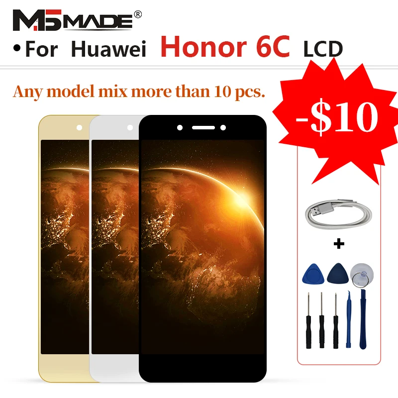 Kopen Voor HUAWEI Honor 6C DIG L01 Nova Smart DIG L21 DIG L21HN Lcd Touch Screen Digitizer Vervanging Vergadering Deel Met Frame