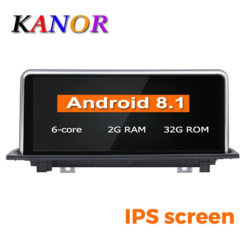 

KANOR 10.25 CarTouch Screen Android 8.1 Multimedia For BMW X1 F48 ID6 GPS Navigation Car DVD Radio System Mirror Link WiFi BT