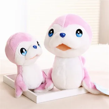 

candice guo! super cute plush toy lovely cartoon animal pink hug hug dolphin bobo soft stuffed doll birthday Christmas gift 1pc