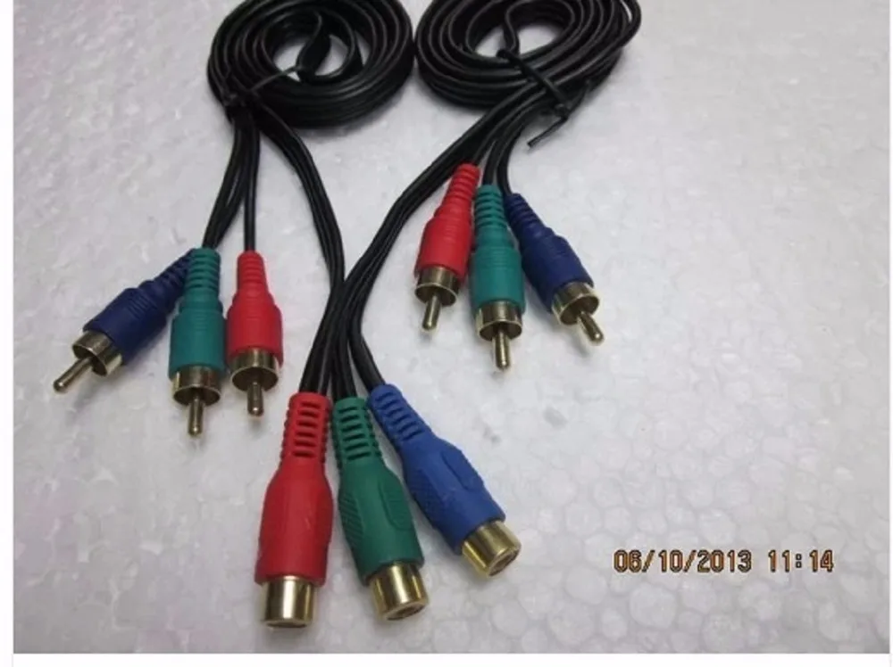 HD component cable RGB component cable RCA one point second tier color