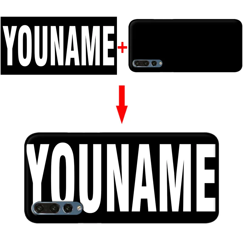 

mosirui For Huawei P20 pro lite Personalized Customized DIY Name Photo Cover Case Colorful Black silicone Printed Phone Shell