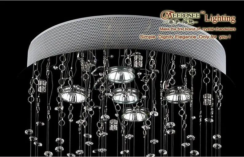 Кристальная спираль потолочный светильник MD20017 для лестницы с GU10 лампы D600mm H2000mm