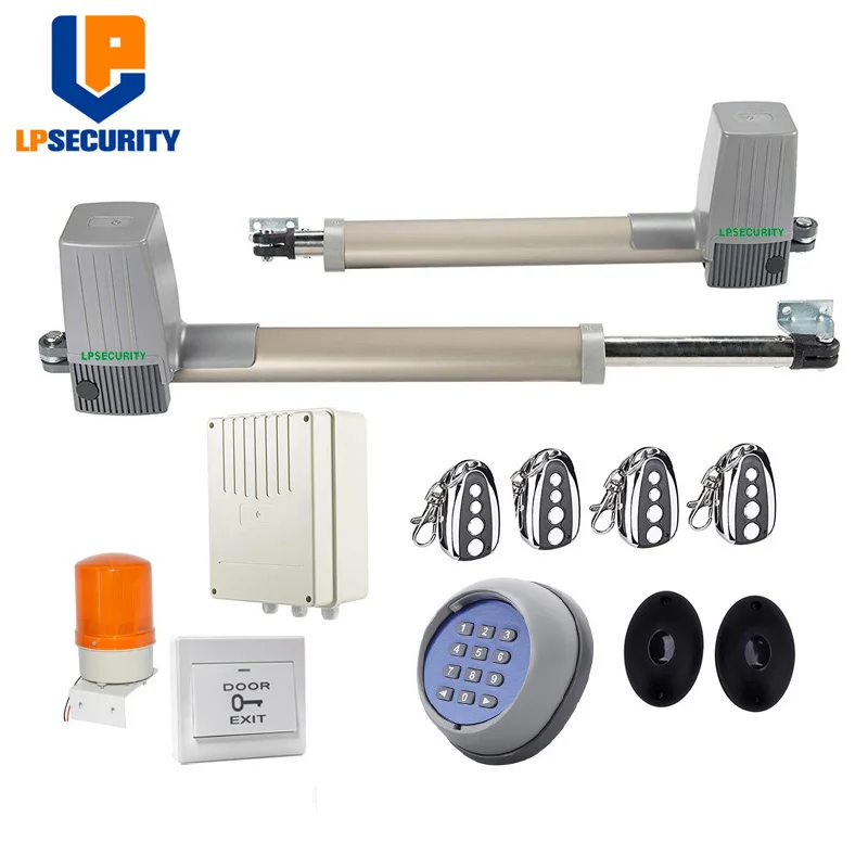 

remote control swing gate actuator 220VAC for dual Swing Gates Up to 700KGS 6M