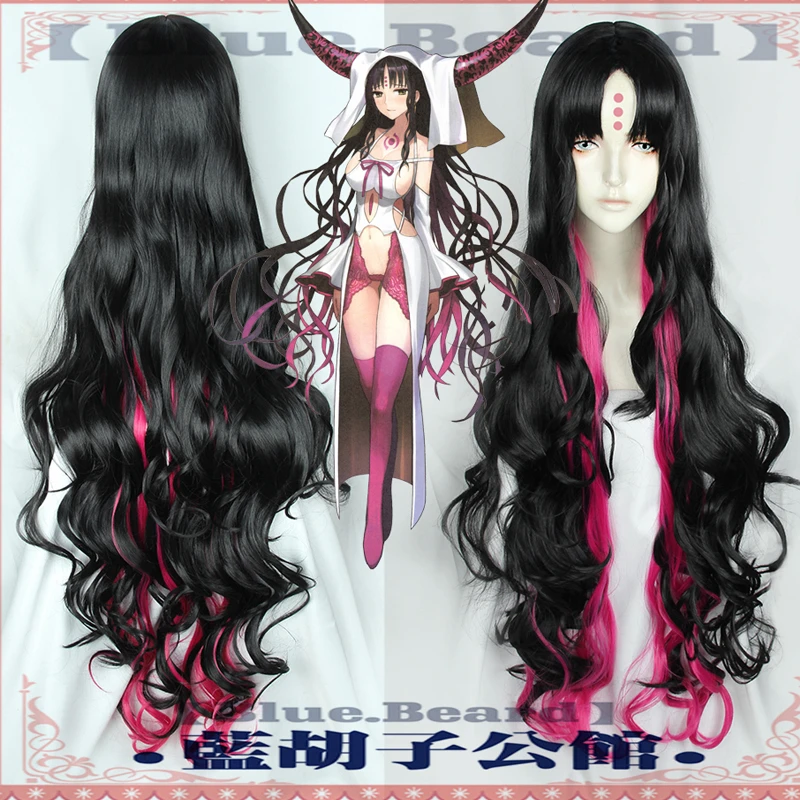 Sessyoin Kiara Cosplay Wig Fate Grand Order Extra Ccc Beast3 R Sesshouin Alterego Long Curly Wavy Synthetic Hair Wig Cap Aliexpress