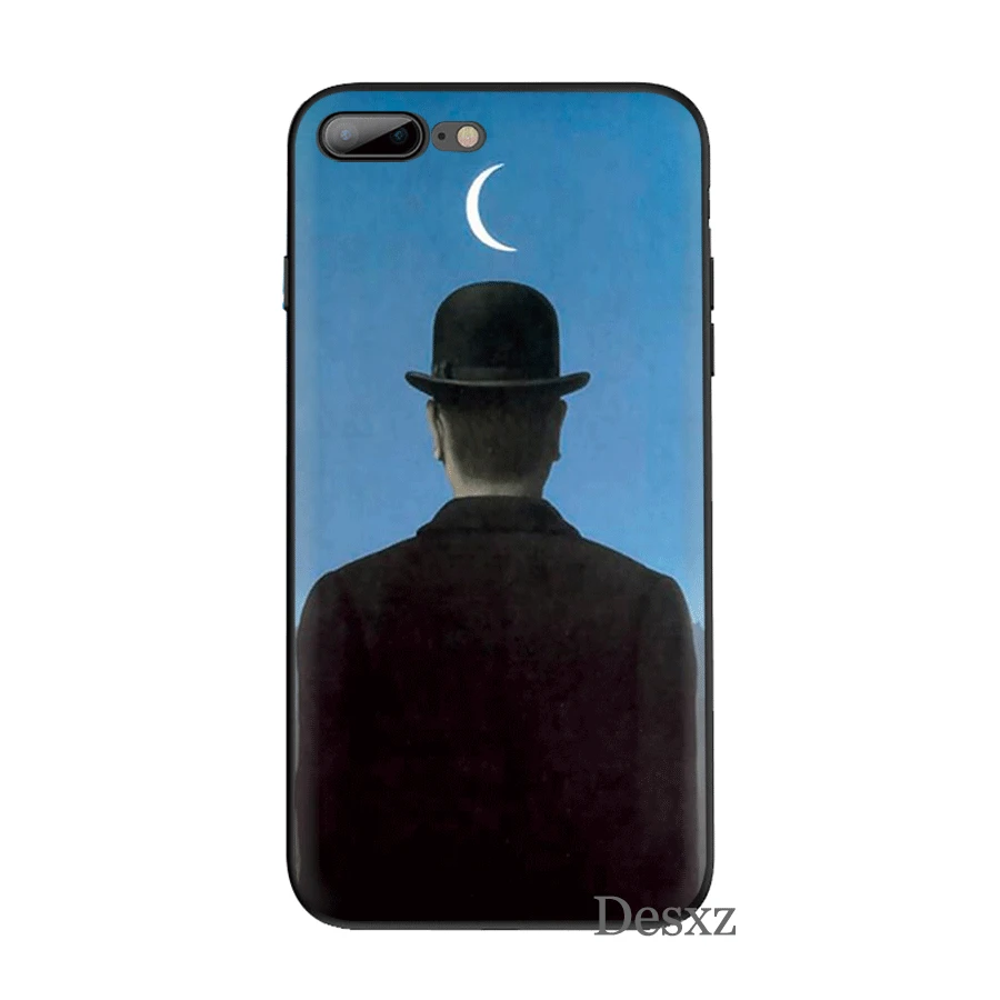 Мобильный чехол для телефона для iPhone 11 Pro XR X XS Max iPhone 6 6S 7 8 Plus 5 5S SE чехол Rene Magritte сумка корпус