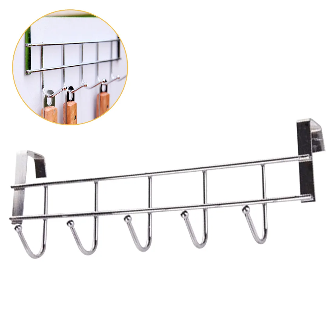 

Hanging Hooks Kitchen Cabinet Tissue Storage Rack Cupboard Cup Cooker Towel Storage Holder Dish Hanger Shelf Bathroom
