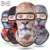 Велоспорт Полный уход за кожей лица маска 3D Балаклава мотоциклетный шарф головы ветрозащитный солнцезащитный крем животных пеший Туризм Лыжный забавн - изображение
