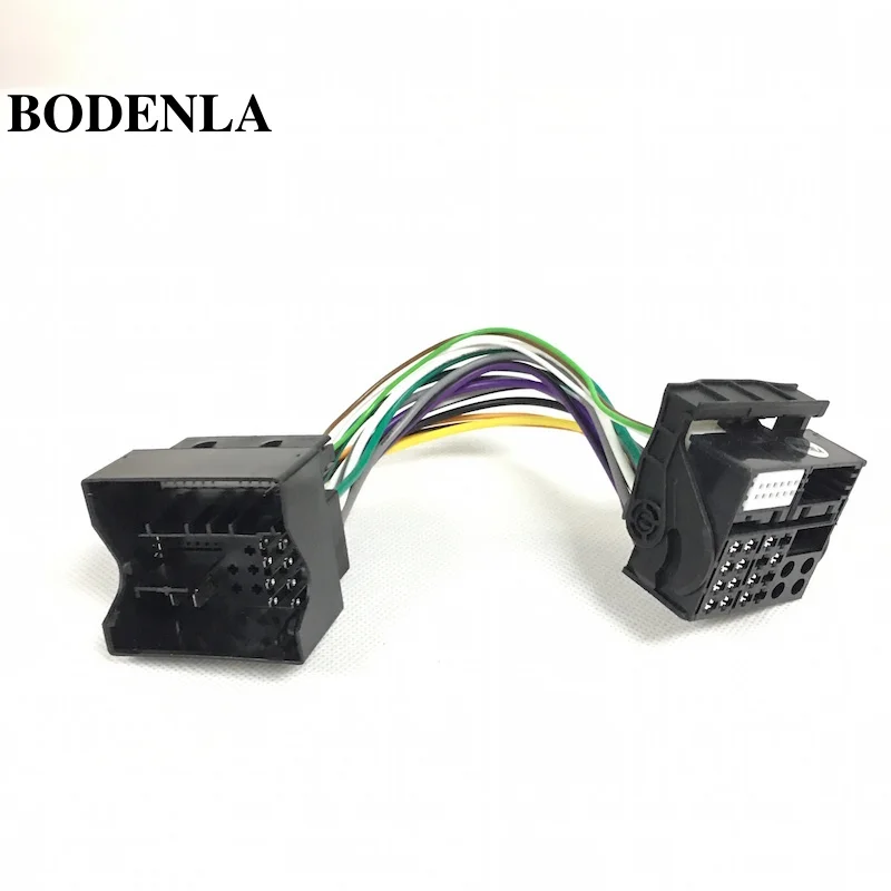 

BODENLA RCD510 RCD330 Plus Quadlock Connector Adapter Cable MQB to PQ Platform For VW Tiguan Passat