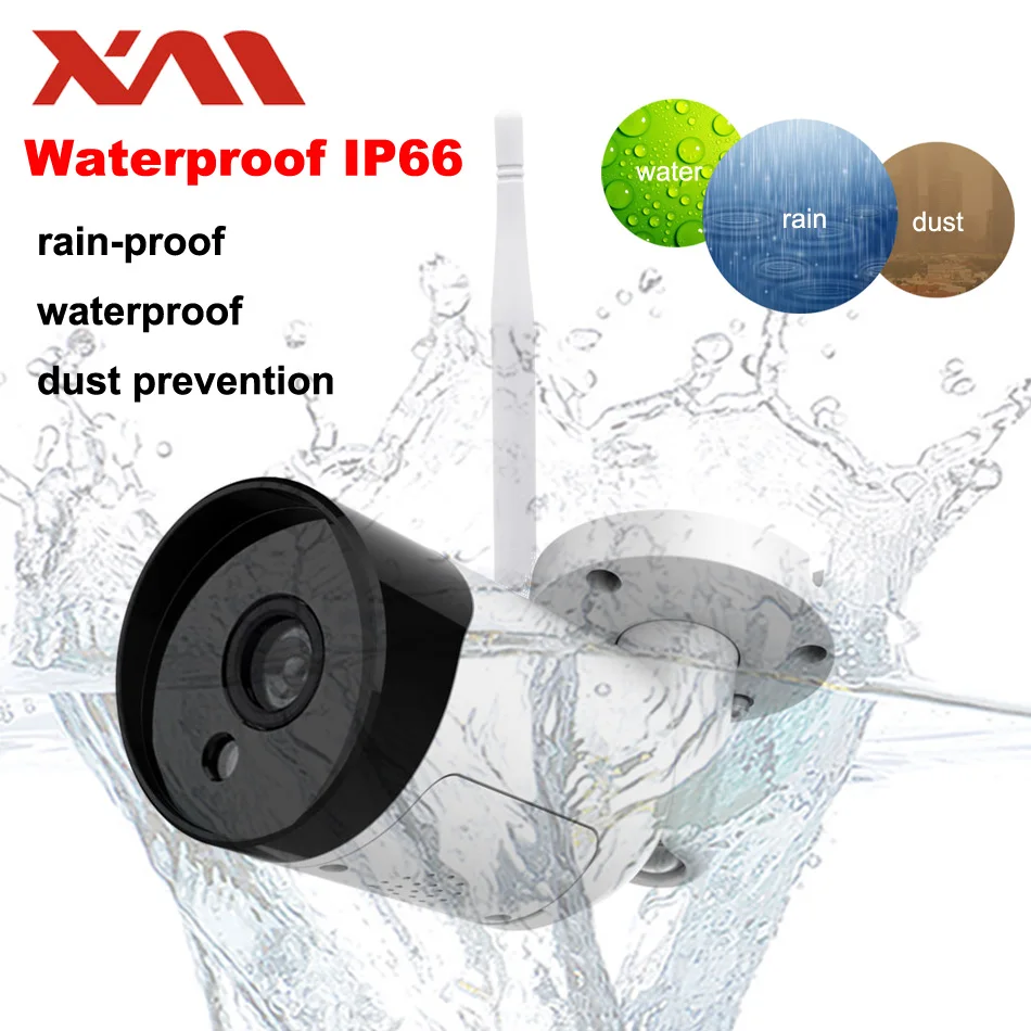 XM Wifi наружная IP камера 1080P Водонепроницаемая 2.0MP беспроводная безопасности