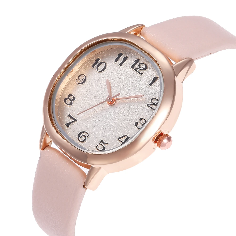 Роскошные женские часы для женщин неправильной формы кварцевые кожаные часы Relogio Feminino женские часы Relojes Para Mujer для девочек Montre