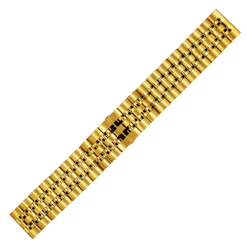 20 мм 22 мм Нержавеющая сталь часы ремешок для Maurice Lacroix металлический ремешок наручные петли для ремня браслет черный, серебристый цвет