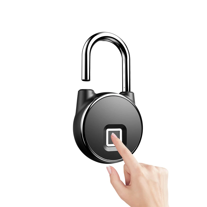 Fingerprint padlock smart Bluetooth electronic lock warehouse door security door lock outdoor padlock luggage lock