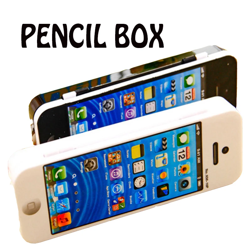 I Pencil Phone Stationery Case MINI lEPIN Brinquedos Kids Gift Creative DIY Student Gift Box Antistress Trick Writing Supplies