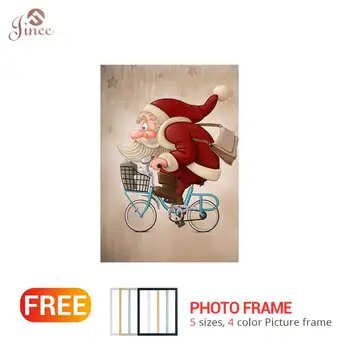 

5D DIY Diamond Painting Bicycle Santa Claus Motorcycle Cross Stitch Full Diamond Diamond Embroidery Rhinestones Home Decor Chri