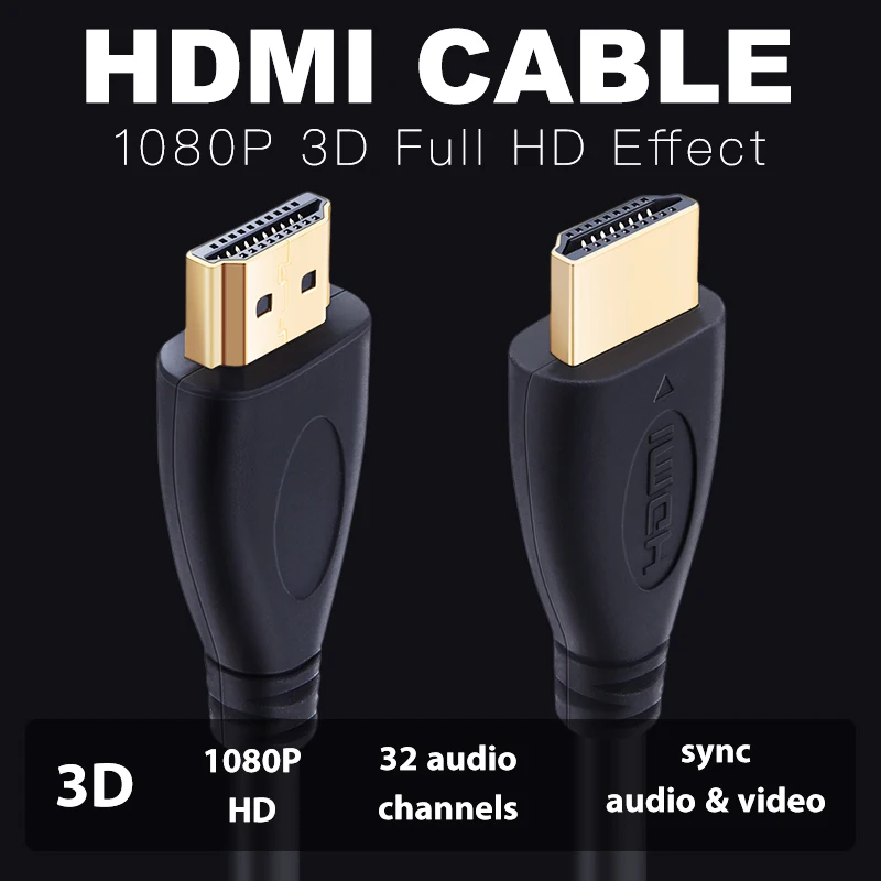 50 шт./лот HDMI кабель высокоскоростной видео кабель позолоченный кабель 0,3 м 1 м 1,5 м 2 м 3 м 5 м 7,5 м 10 м 15 м для HD tv xbox PS3